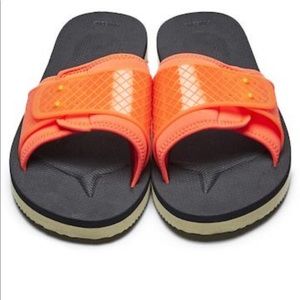 Suicoke SIV Slide Sandals in Orange, Unisex M8/W10